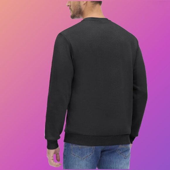 BLACK PIKE Cartoon Bear Vibrant Camouflage Pattern Black Men Sweatshirt Size L - Picture 4 of 6